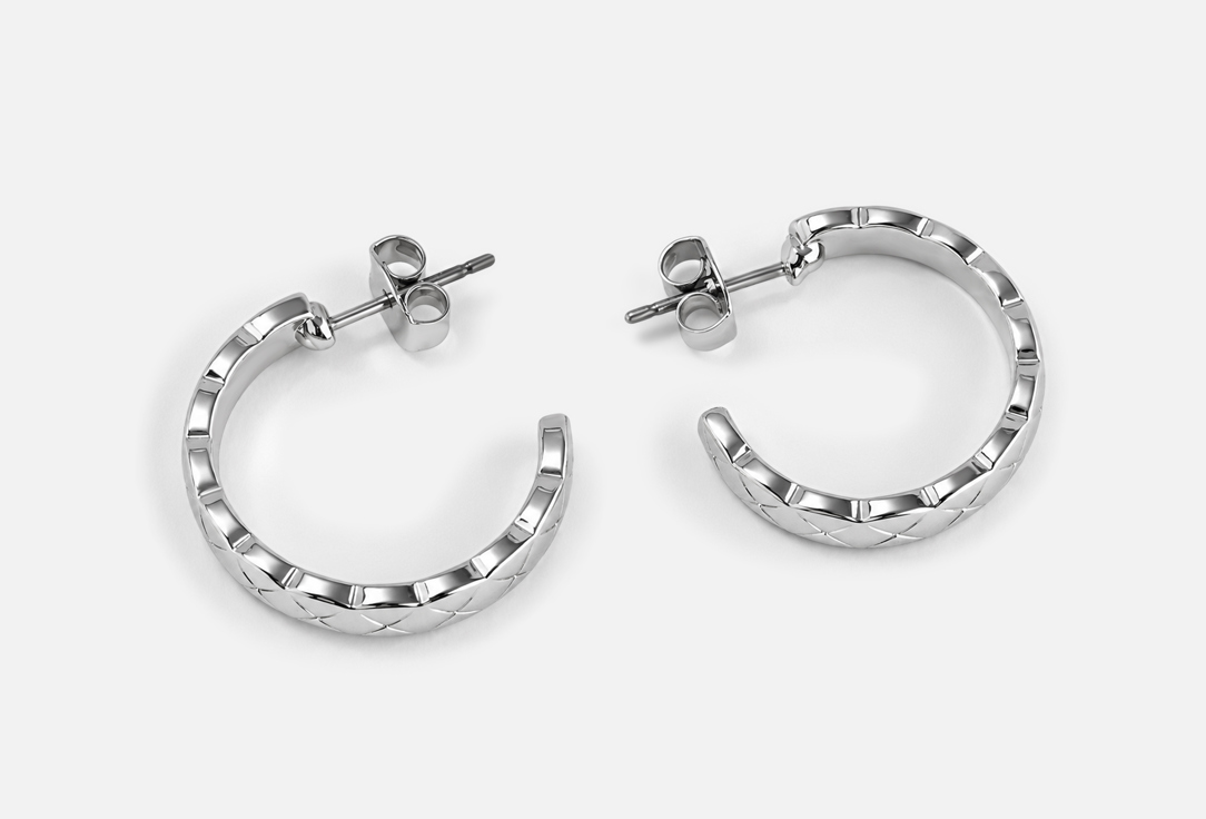 Aloud Серьги Textured Hoop