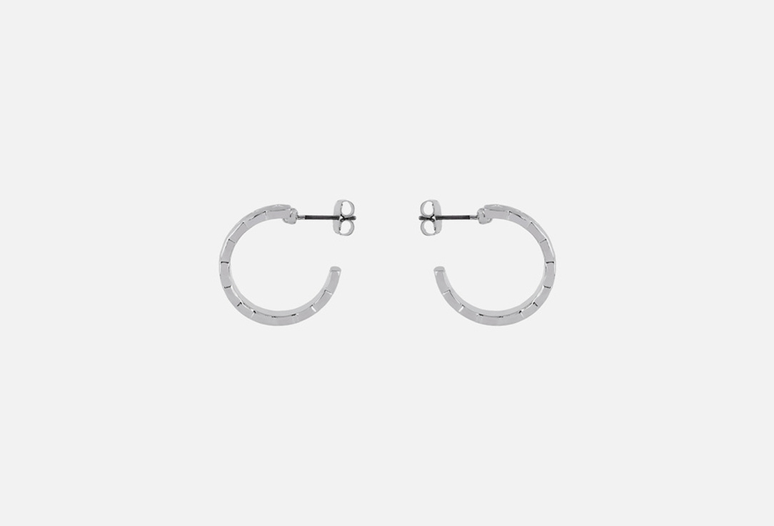 Aloud Earrings Textured Hoop
