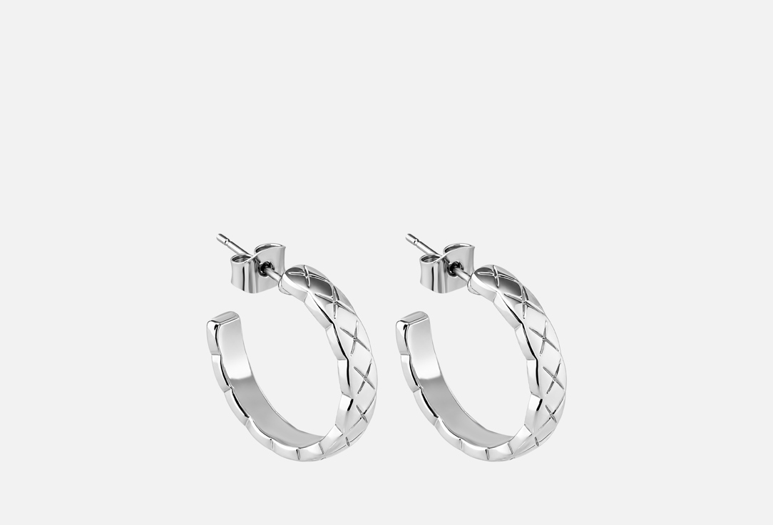 Aloud Серьги Textured Hoop