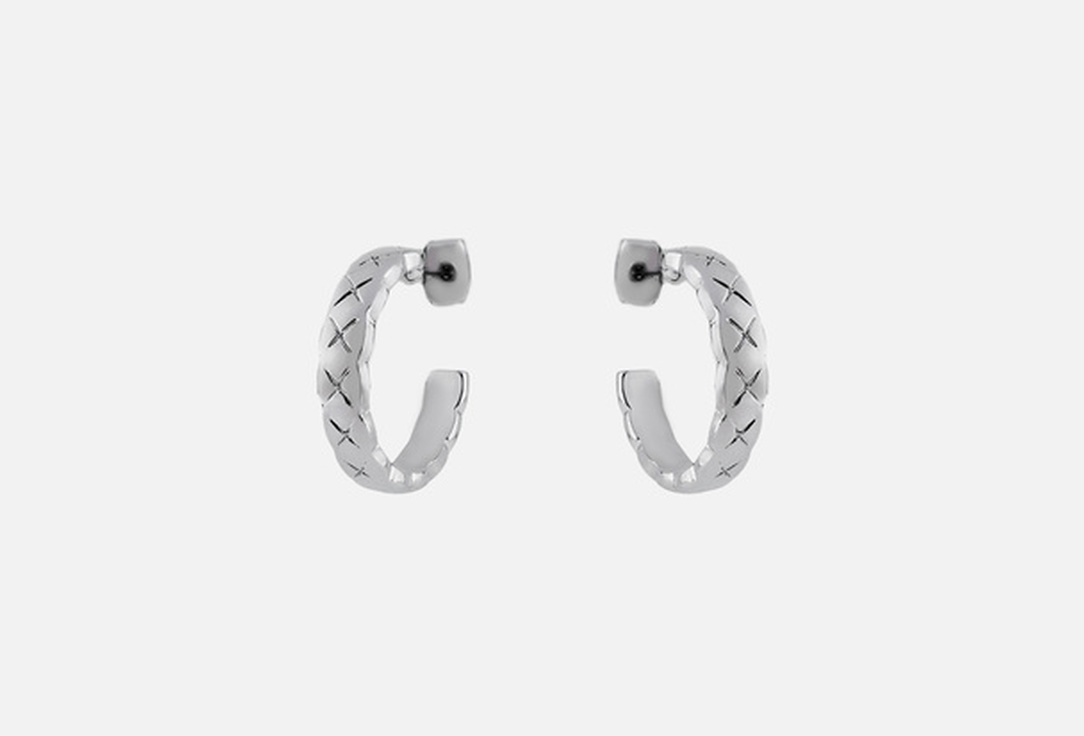 Aloud Earrings Textured Hoop