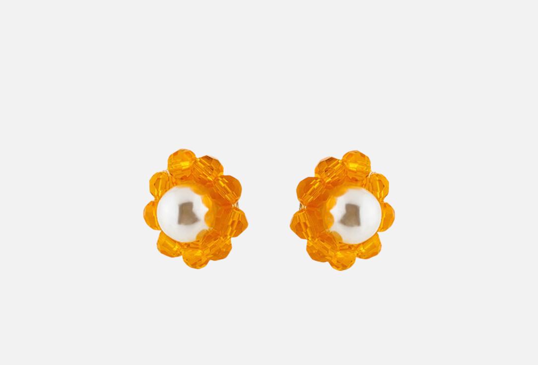AQUAGIRL Серьги Orange busettes flowers