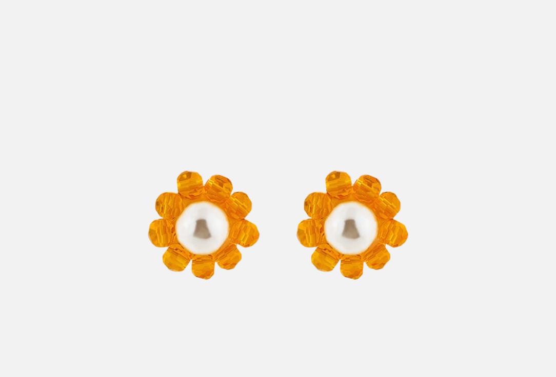 AQUAGIRL Серьги Orange busettes flowers