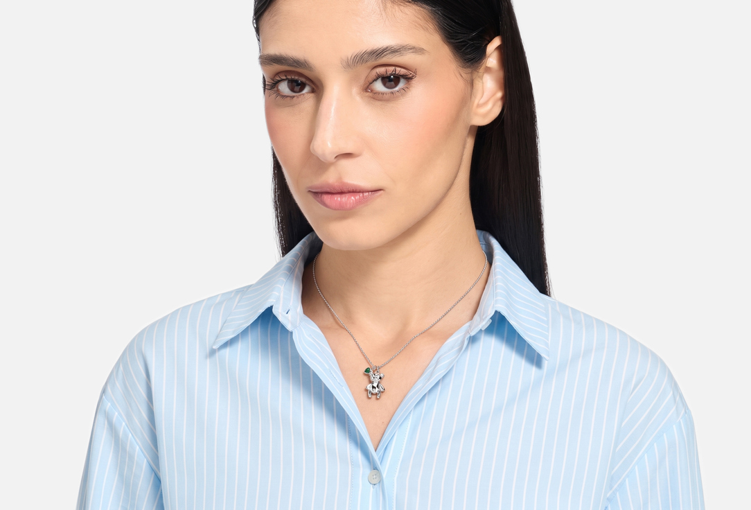 AQUAGIRL Ожерелье silver Teddy heart pendant