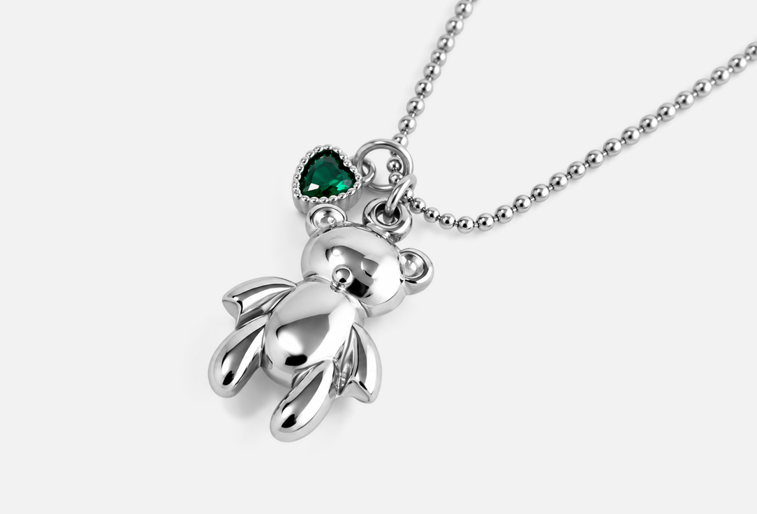 AQUAGIRL Ожерелье silver Teddy heart pendant