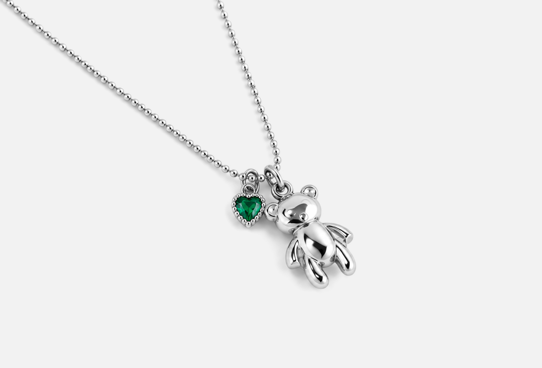 AQUAGIRL Ожерелье silver Teddy heart pendant
