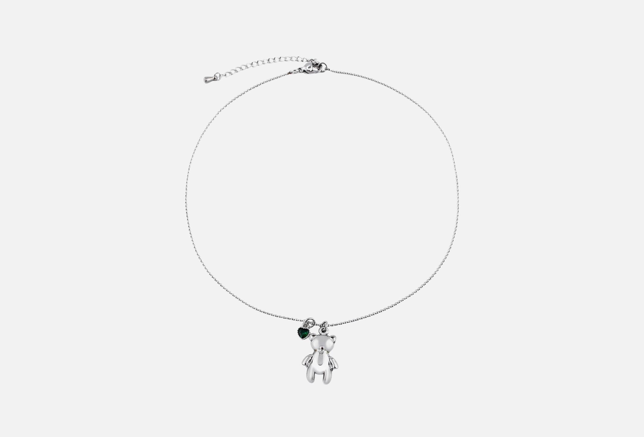 Ожерелье AQUAGIRL silver Teddy heart pendant 