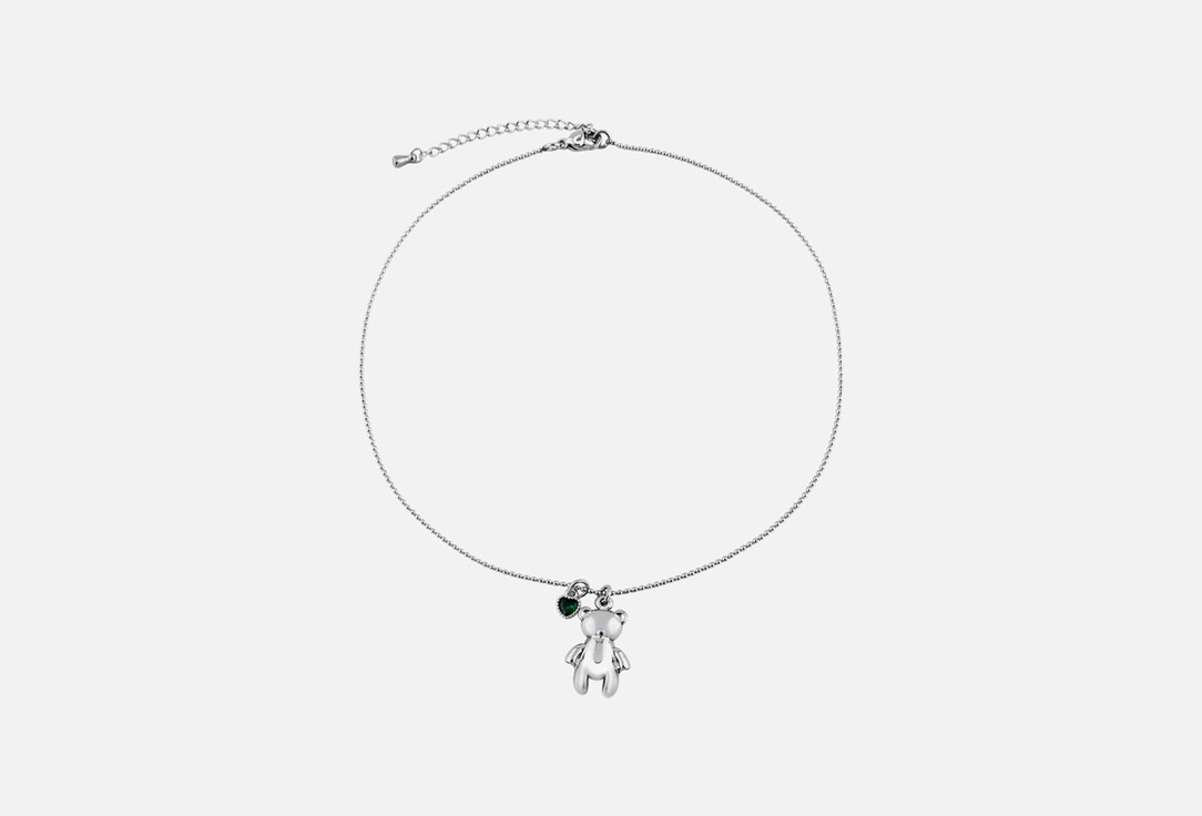 AQUAGIRL Necklace silver Teddy heart pendant
