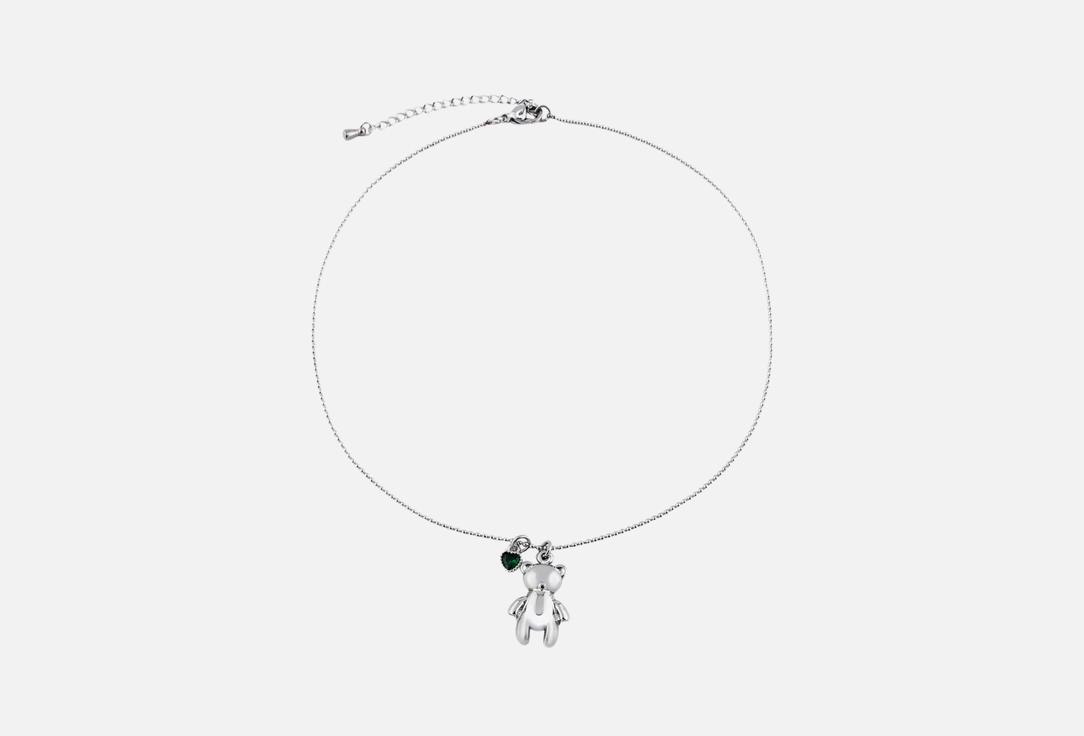 AQUAGIRL Ожерелье silver Teddy heart pendant