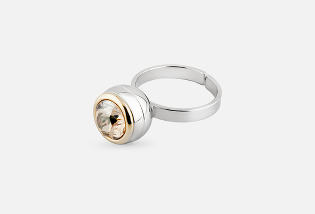 Herald Percy Ring silver shiny tie crystal