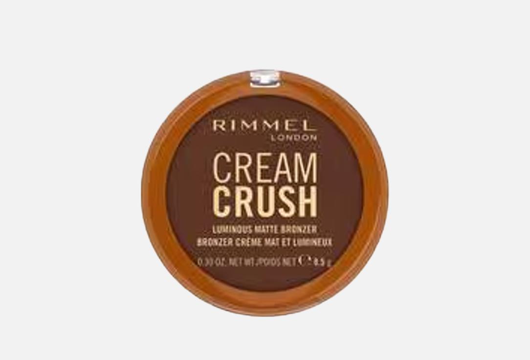 Rimmel Cream bronzer with luminous matte finish Cream Crush 6, Espresso 8.5 g Rimmel Cream bronzer with luminous matte finish Cream Crush