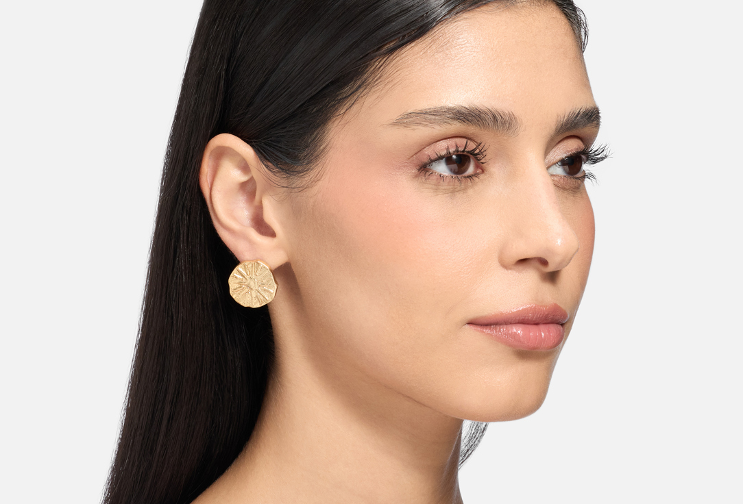 ELNALINE Earrings Vintage Sun Studs 1 pairs ELNALINE Earrings Vintage Sun Studs