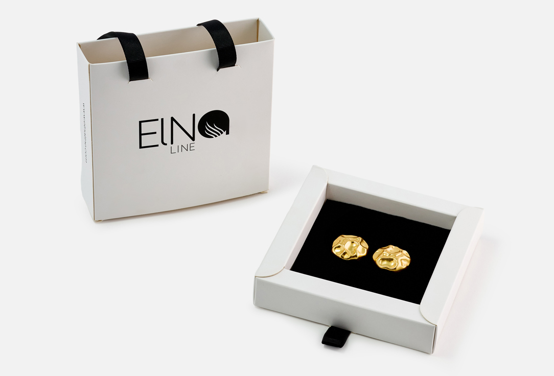 ELNALINE Earrings Molten 80s Studs 2 pcs ELNALINE Earrings Molten 80s Studs