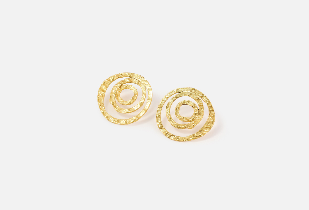 ELNALINE Earrings Oversized Spiral Studs 2 pcs ELNALINE Earrings Oversized Spiral Studs