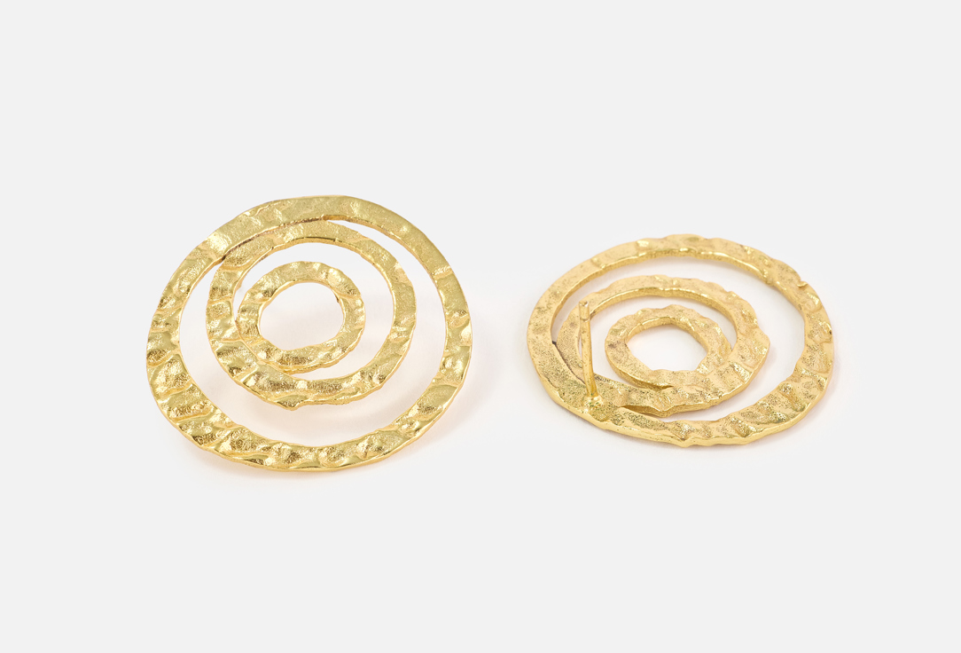 ELNALINE Earrings Oversized Spiral Studs 2 pcs ELNALINE Earrings Oversized Spiral Studs
