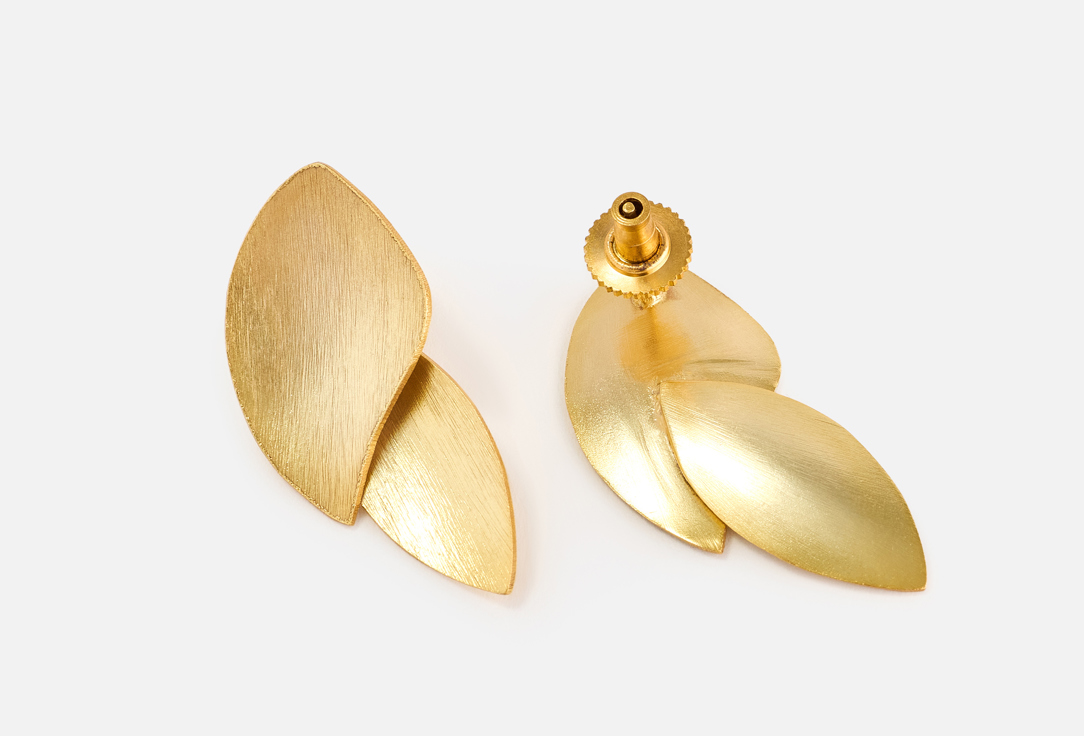 ELNALINE Earrings Oversized Leaf Earrings 1 pairs ELNALINE Earrings Oversized Leaf Earrings