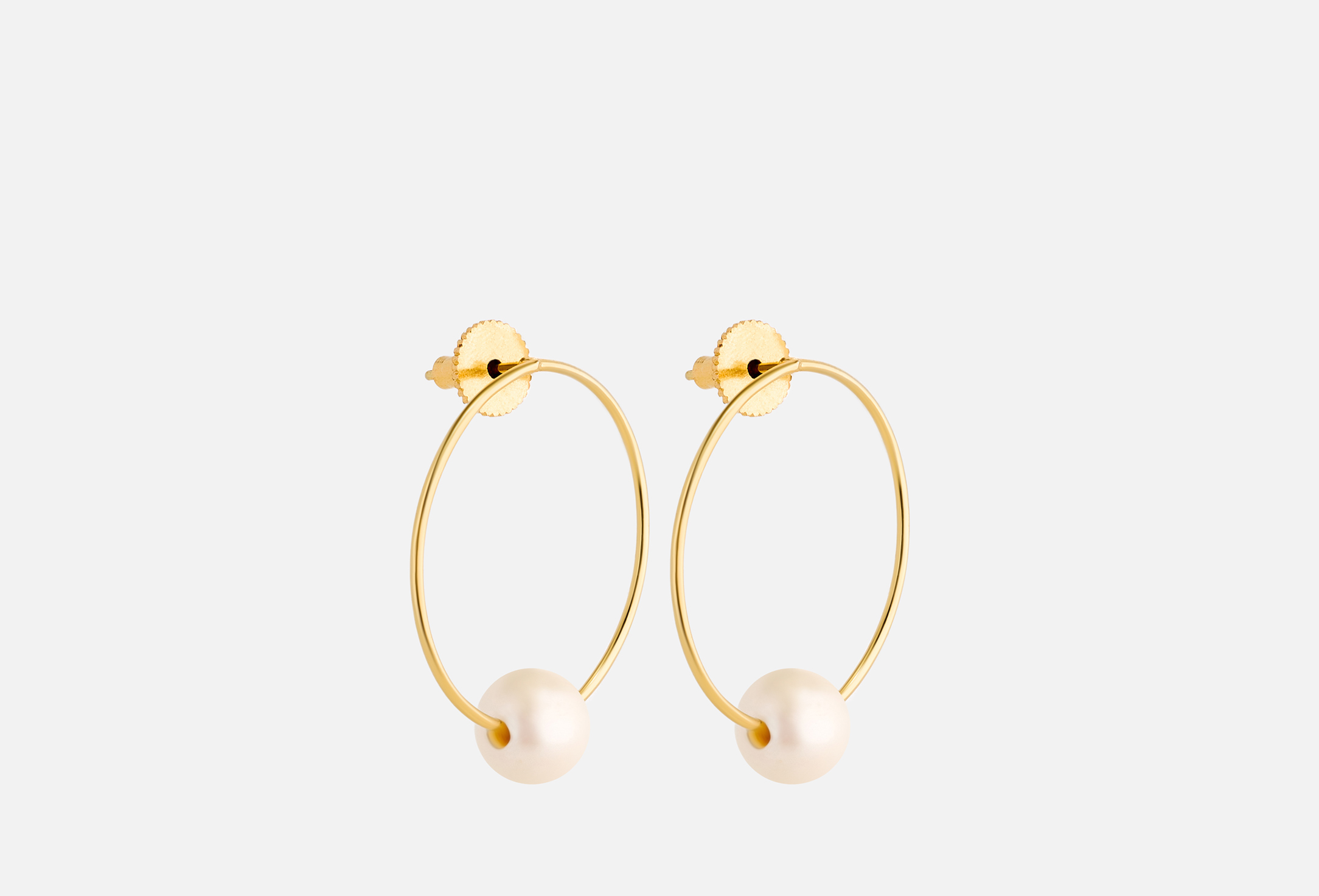 Moving Pearl Hoops 2