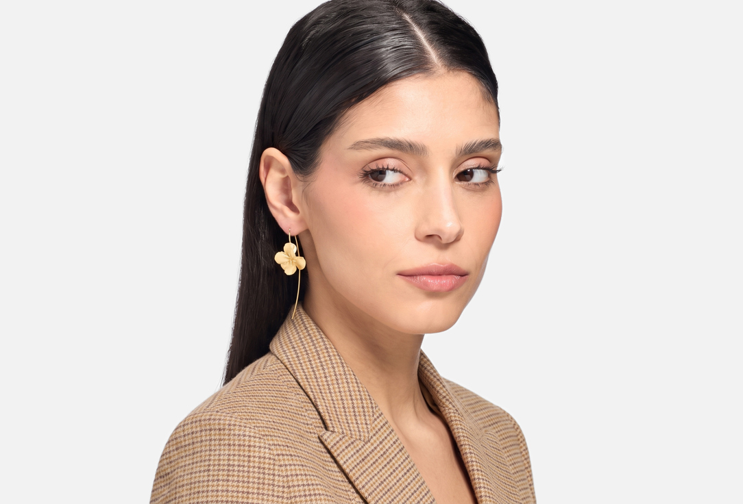 ELNALINE Серьги Sculpted Flower Earrings