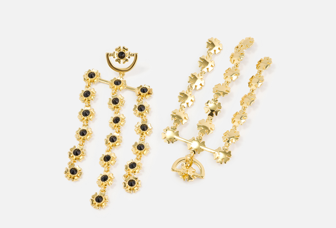 ELNALINE Earrings Daisy Cluster Earrings 1 pairs ELNALINE Earrings Daisy Cluster Earrings