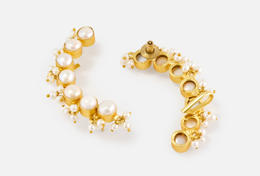 ELNALINE Ear Cuff Pearl Climbing Ear Cuff 1 pcs ELNALINE Ear Cuff Pearl Climbing Ear Cuff