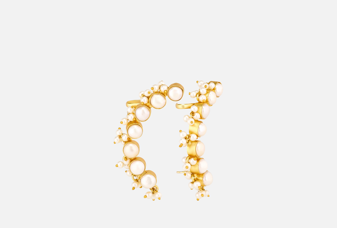 ELNALINE Ear Cuff Pearl Climbing Ear Cuff 1 pcs ELNALINE Ear Cuff Pearl Climbing Ear Cuff