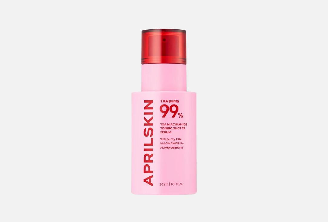 Aprilskin سيروم وجه مفتح بالميكروإبر تي إكس إيه نياكيناميد تونينغ شوت 99