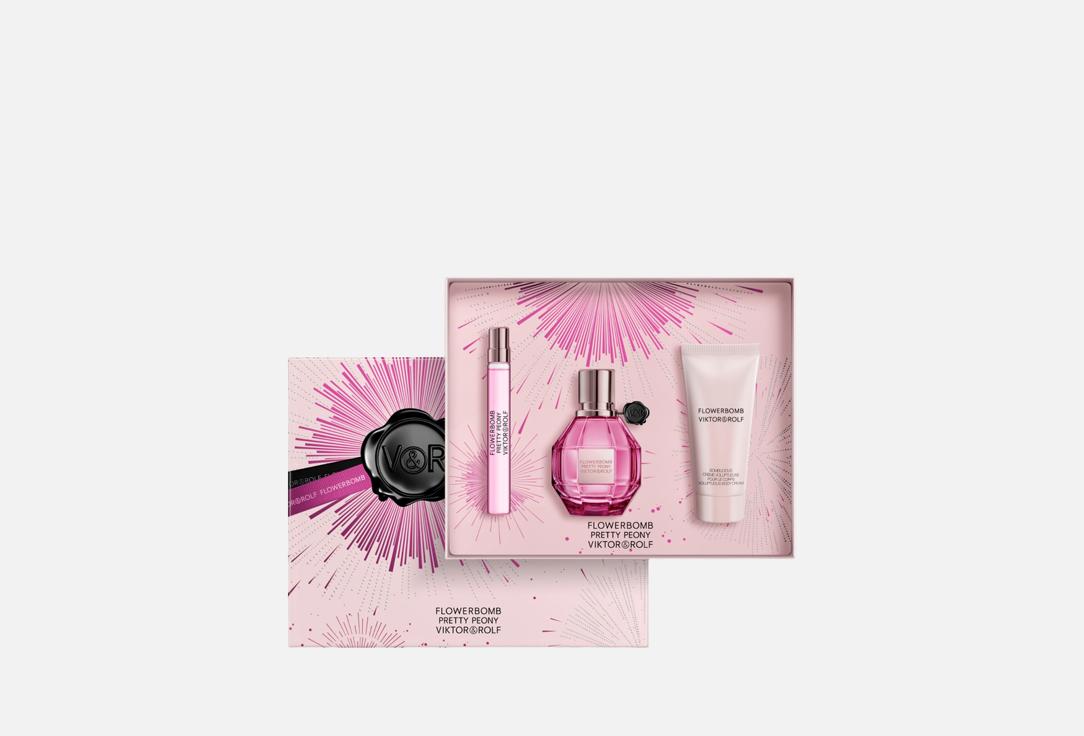 Viktor & Rolf Eau de Parfum Gift Set Flowerbomb Pretty Peony 3 pcs Viktor & Rolf Eau de Parfum Gift Set Flowerbomb Pretty Peony