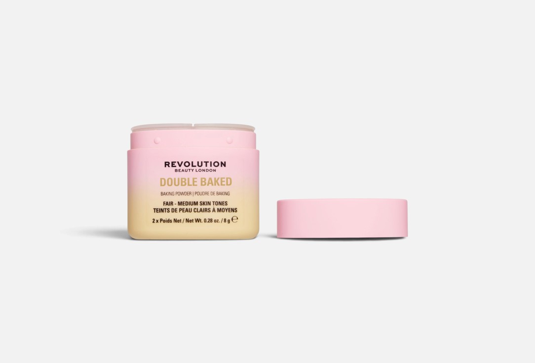 MakeUp Revolution Brightening Blurring Loose Setting Powder Double Baked Fair To Medium 8 g MakeUp Revolution Brightening Blurring Loose Setting Powder Double Baked