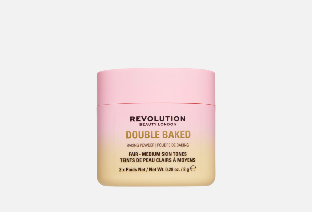 MakeUp Revolution Brightening Blurring Loose Setting Powder Double Baked Fair To Medium 8 g MakeUp Revolution Brightening Blurring Loose Setting Powder Double Baked