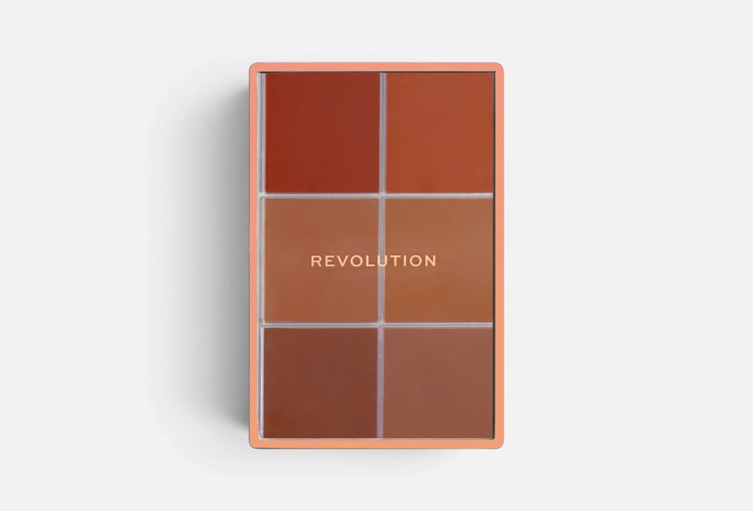 MakeUp Revolution Radiant Cream Multi-Use Face Palette Everything Base Face Icon Dark 5 g MakeUp Revolution Radiant Cream Multi-Use Face Palette Everything Base Face Icon