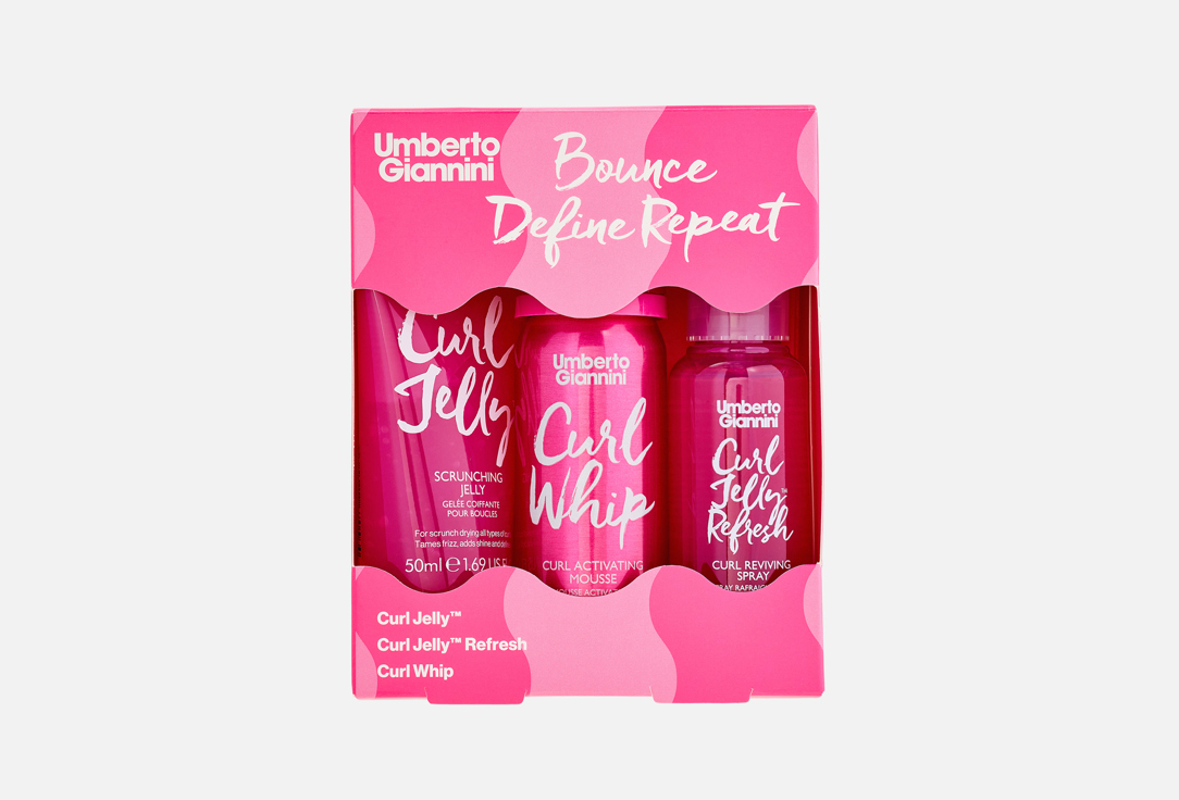 Umberto Giannini Curl Styling Miniature Set Define Bounce Repeat