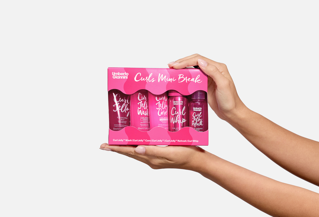 Umberto Giannini Curl Care Miniature Set Curl Mini Break 5 pcs Umberto Giannini Curl Care Miniature Set Curl Mini Break
