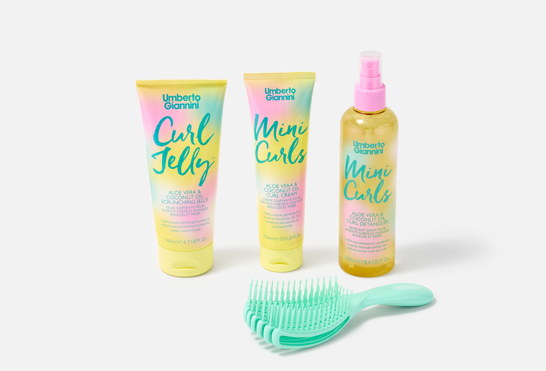 Umberto Giannini Kids Curl Care Gift Set Mini Curls Big Love