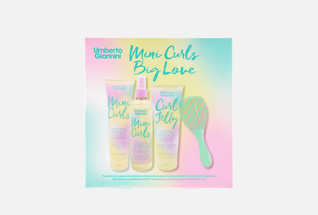 Umberto Giannini Kids Curl Care Gift Set Mini Curls Big Love