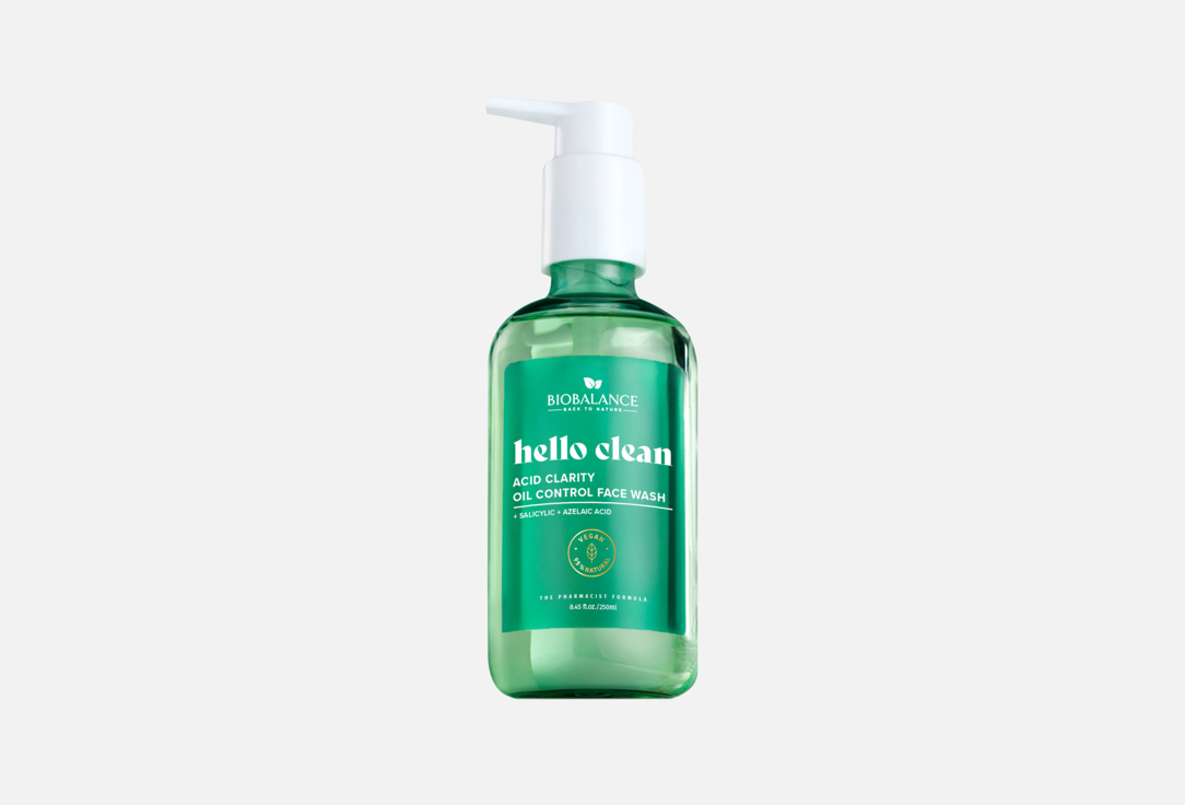 BIOBALANCE Acid Clarity Oil-Control Face Wash Hello Clean 250 ml BIOBALANCE Acid Clarity Oil-Control Face Wash Hello Clean