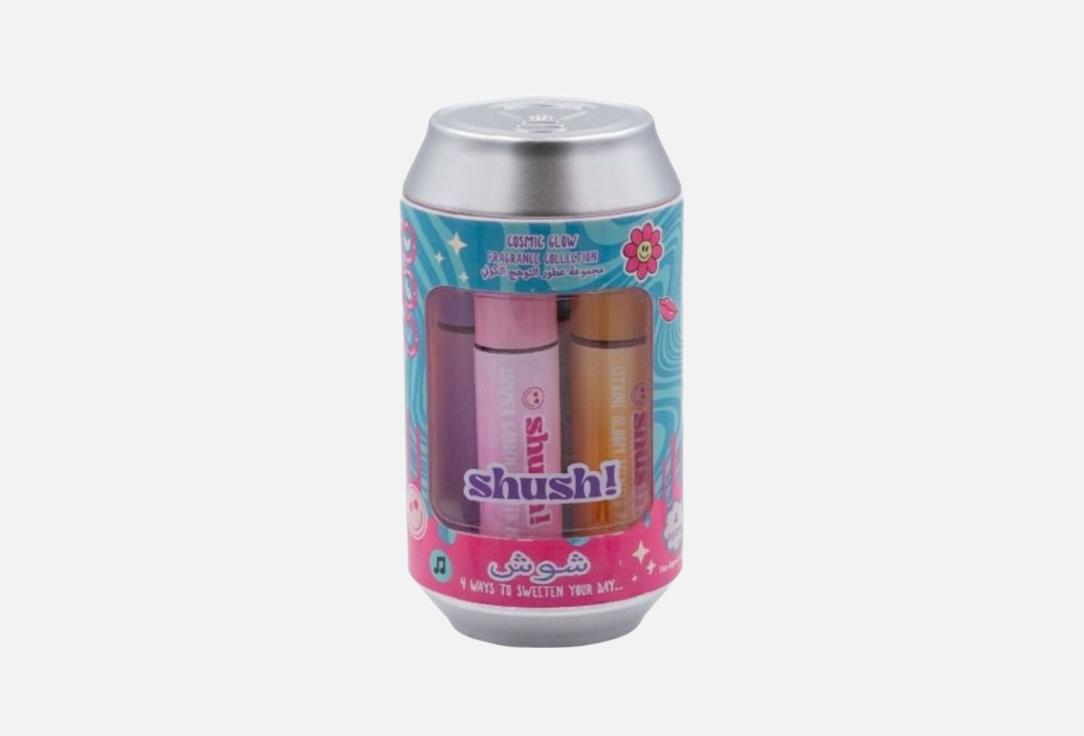 شوش مجموعة عطور رول أون مصغرة كوزميك غلو 4 قطعة شوش مجموعة عطور رول أون مصغرة كوزميك غلو