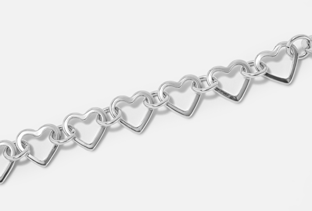 CHARM IT! Bracelet Silver Heart Chain