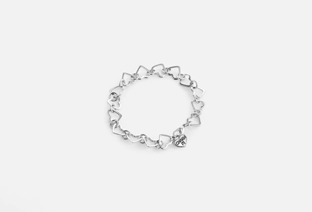 CHARM IT! Bracelet Silver Heart Chain