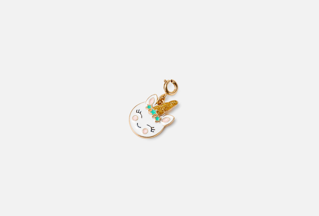 CHARM IT! Charm Gold Unicorn Smiley 1 pcs CHARM IT! Charm Gold Unicorn Smiley