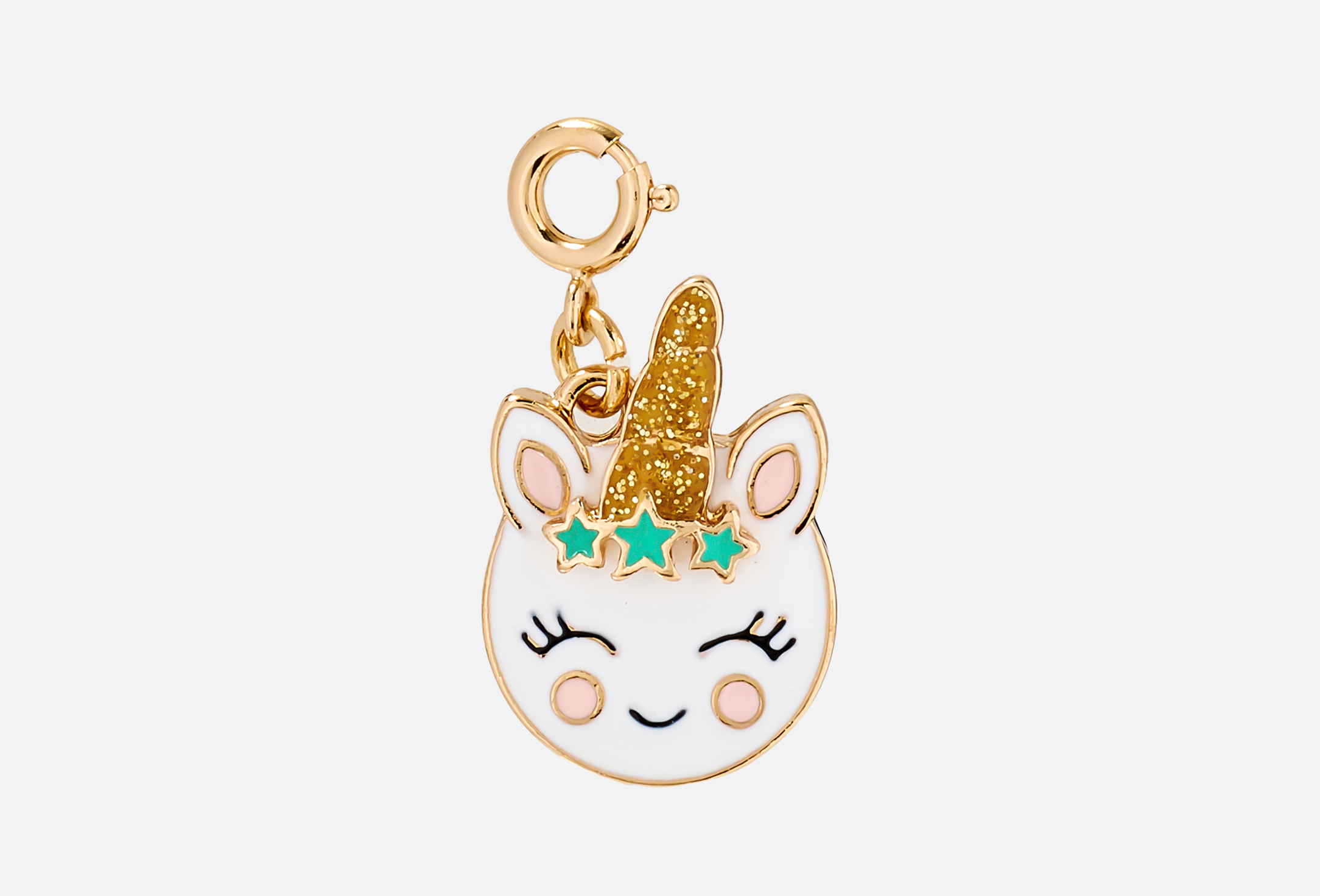 Gold Unicorn Smiley 1