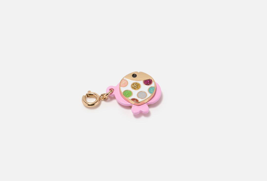 CHARM IT! Charm Gold Glitter Tropical Fish 1 pcs CHARM IT! Charm Gold Glitter Tropical Fish