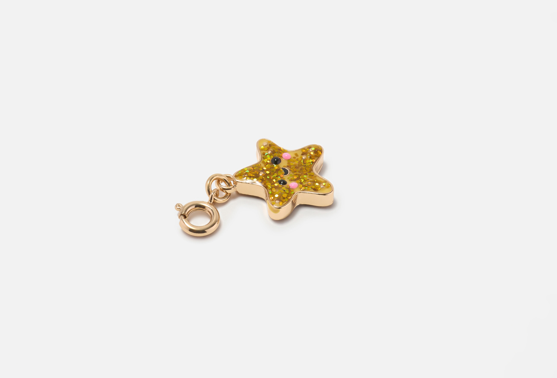 CHARM IT! Charm Gold Glitter Starfish