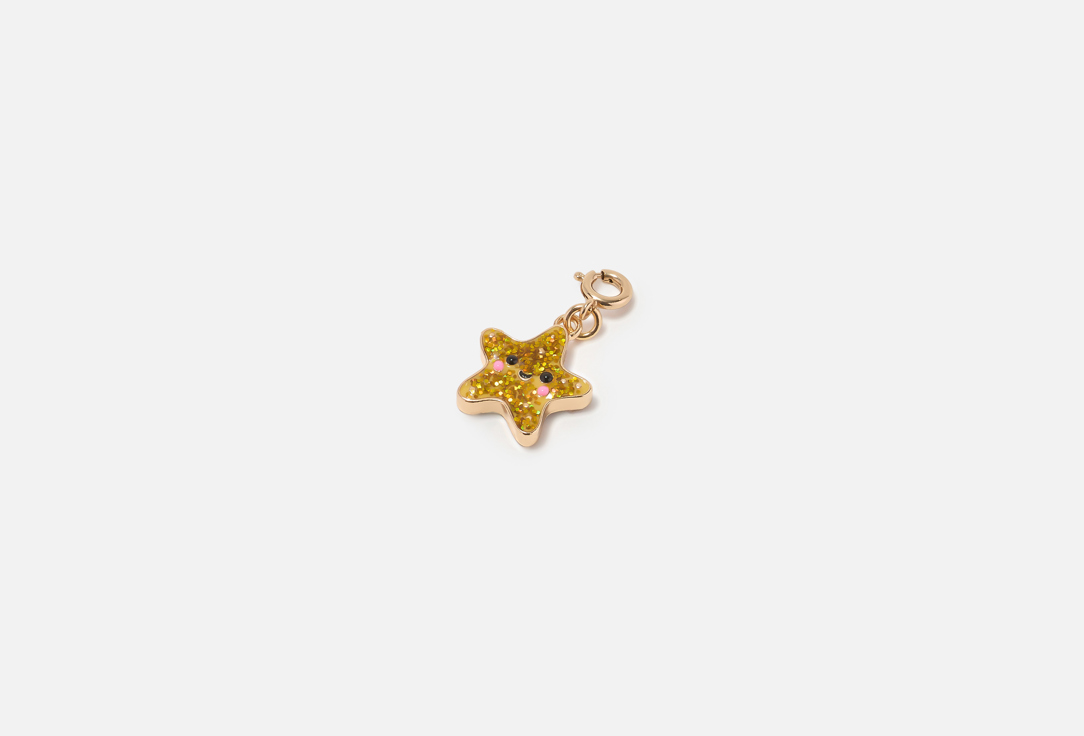 CHARM IT! Charm Gold Glitter Starfish