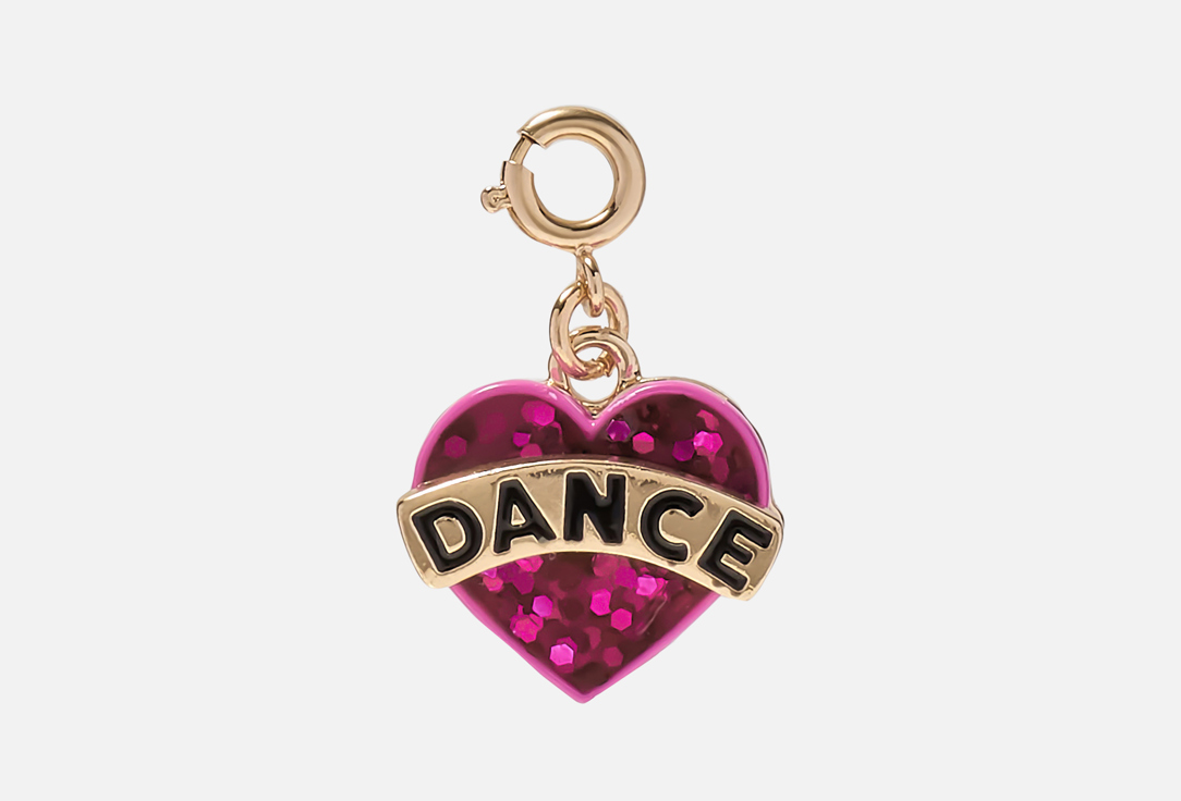 CHARM IT! Charm Gold Glitter Dance Heart 1 pcs CHARM IT! Charm Gold Glitter Dance Heart
