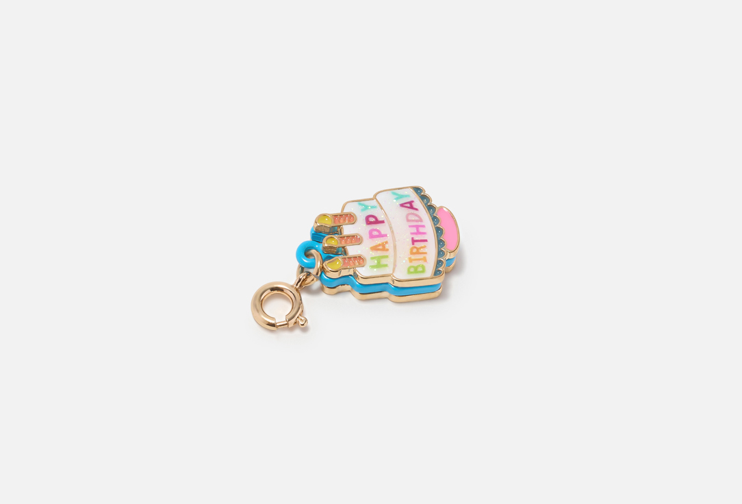 CHARM IT! Charm Gold Birthday Cake 1 pcs CHARM IT! Charm Gold Birthday Cake
