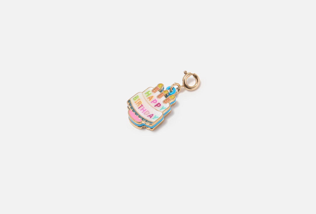 CHARM IT! Charm Gold Birthday Cake 1 pcs CHARM IT! Charm Gold Birthday Cake