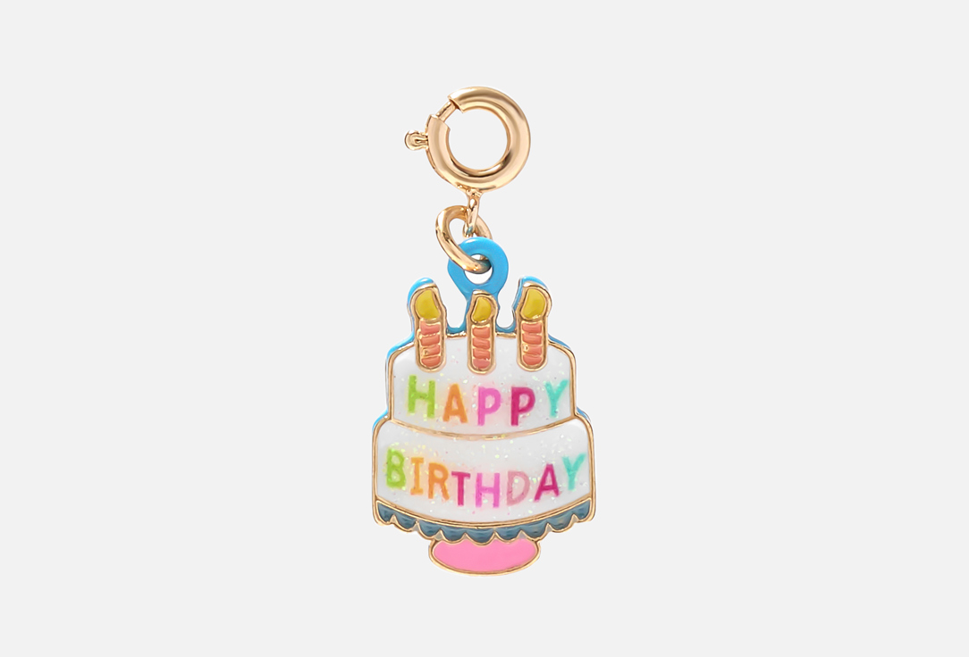 CHARM IT! Charm Gold Birthday Cake 1 pcs CHARM IT! Charm Gold Birthday Cake