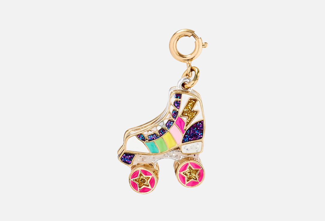 CHARM IT! Charm Gold Rainbow Rollerskate 1 pcs CHARM IT! Charm Gold Rainbow Rollerskate