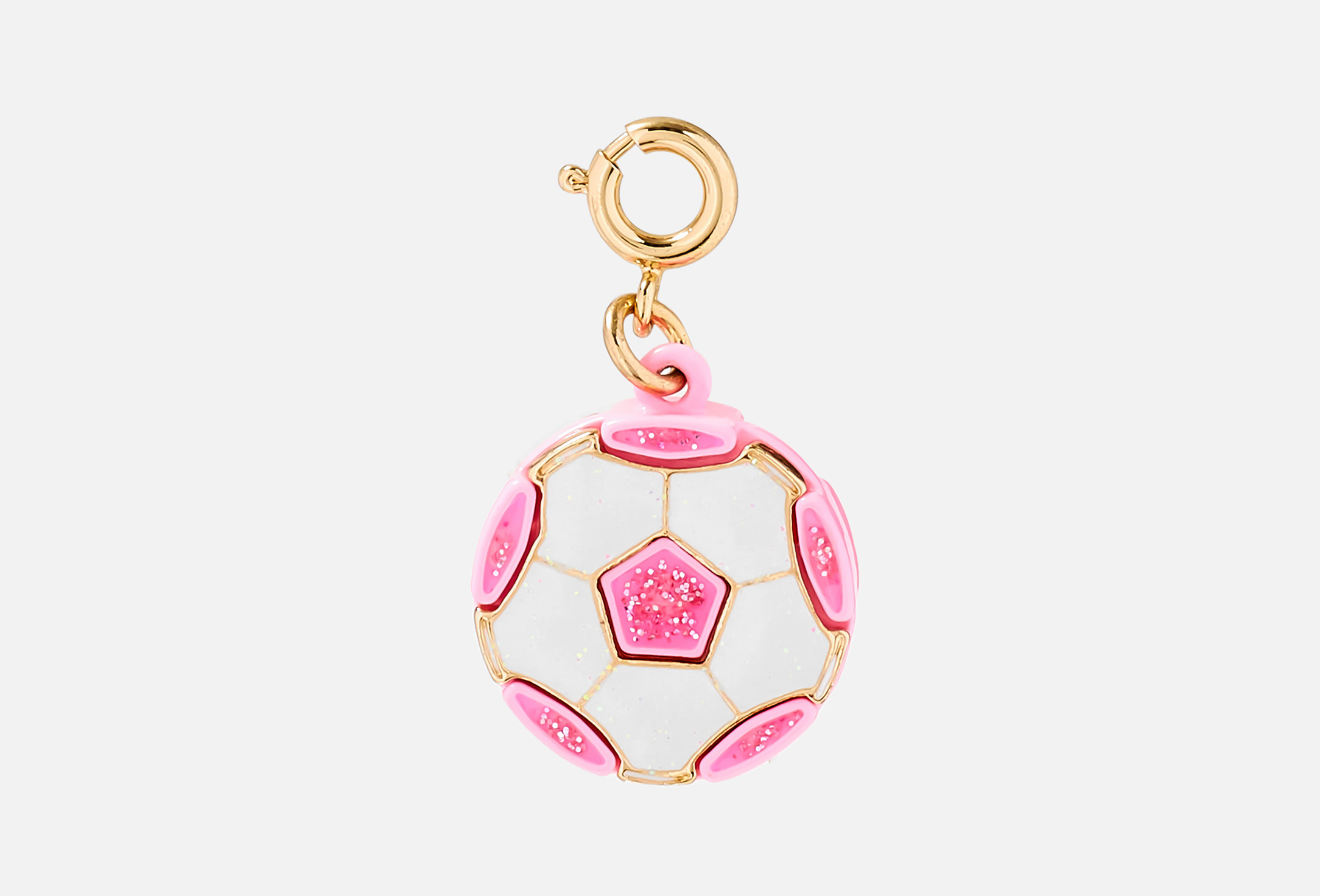 Gold Glitter Soccer Ball 1
