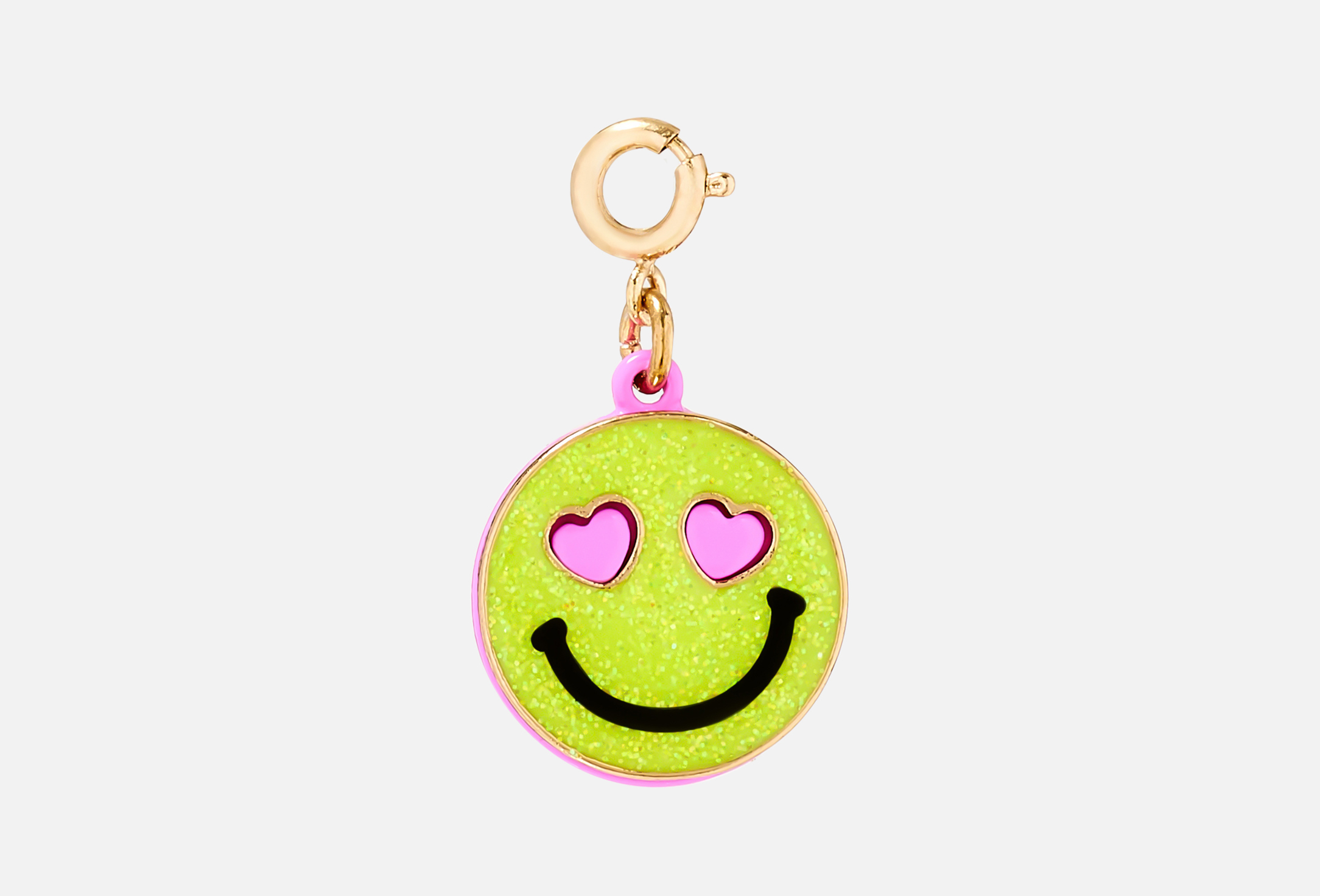 Gold Glitter Smiley Face  1 