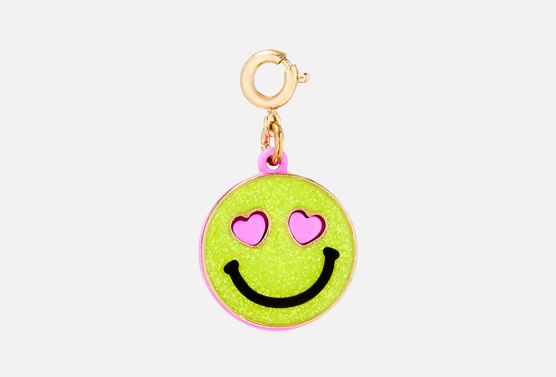 CHARM IT! Charm Gold Glitter Smiley Face 1 pcs CHARM IT! Charm Gold Glitter Smiley Face